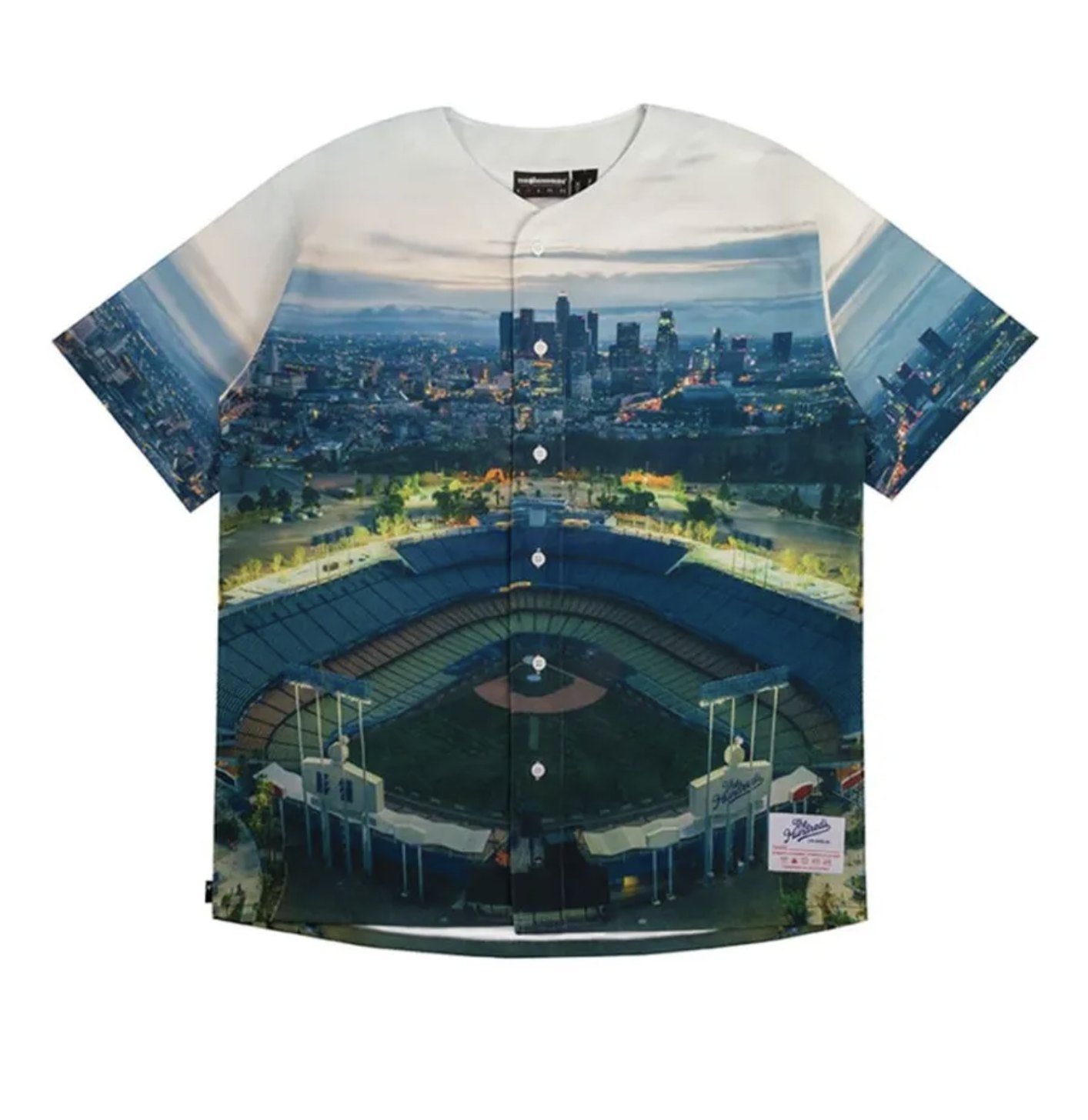 Stadium Print Baseball Jersey